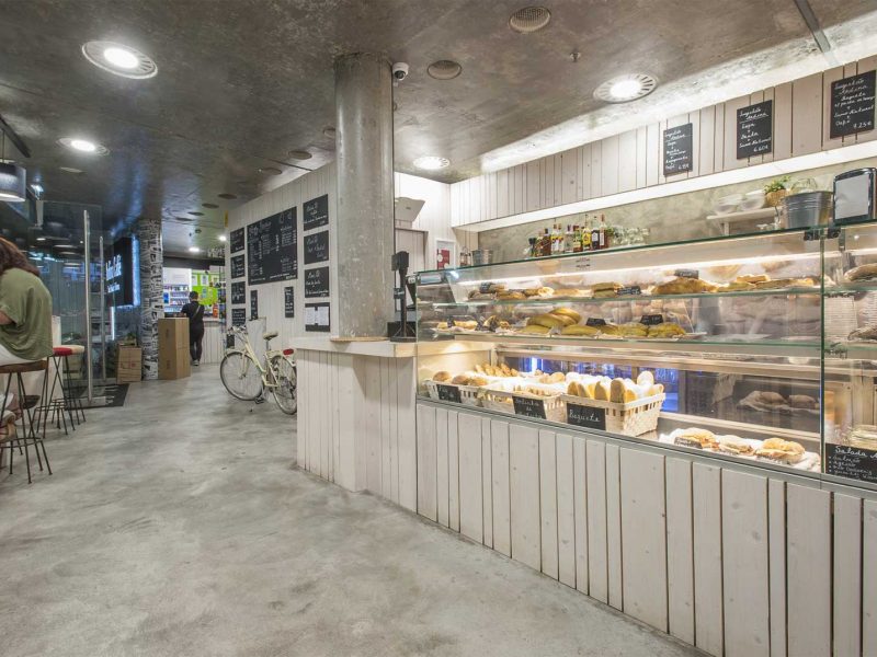 Professional commercial kitchen workspace showing project planning and coordination