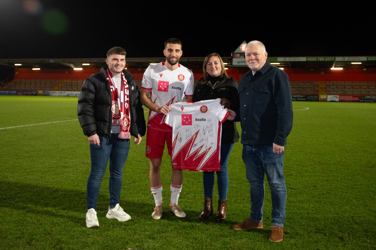 Stevenage Borough Football Club match sponsorship event